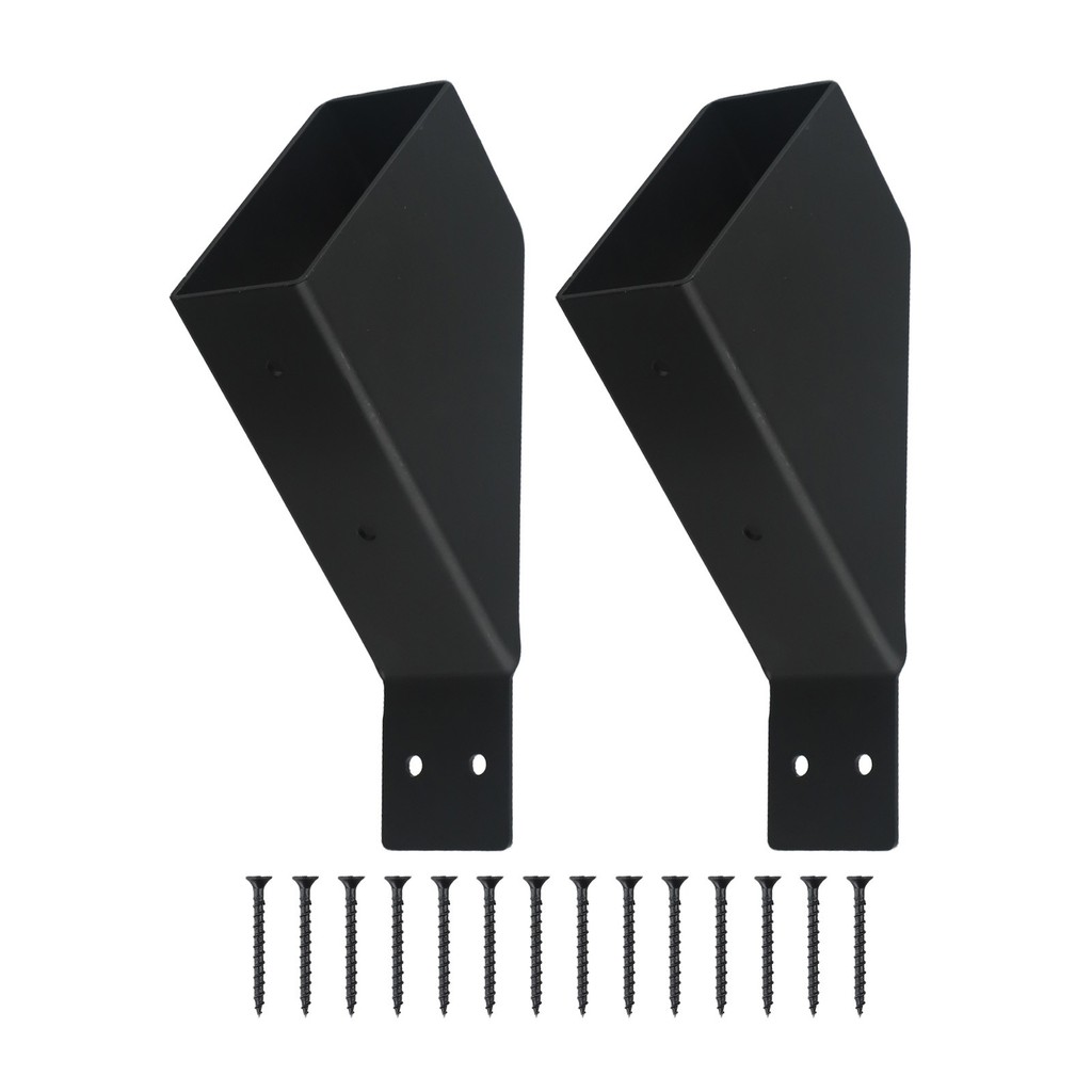 BETLPergola Brackets 45 องศามุมรองรับขั้วต่อ Heavy Duty สําหรับ 2x4 ไม้โพสต์