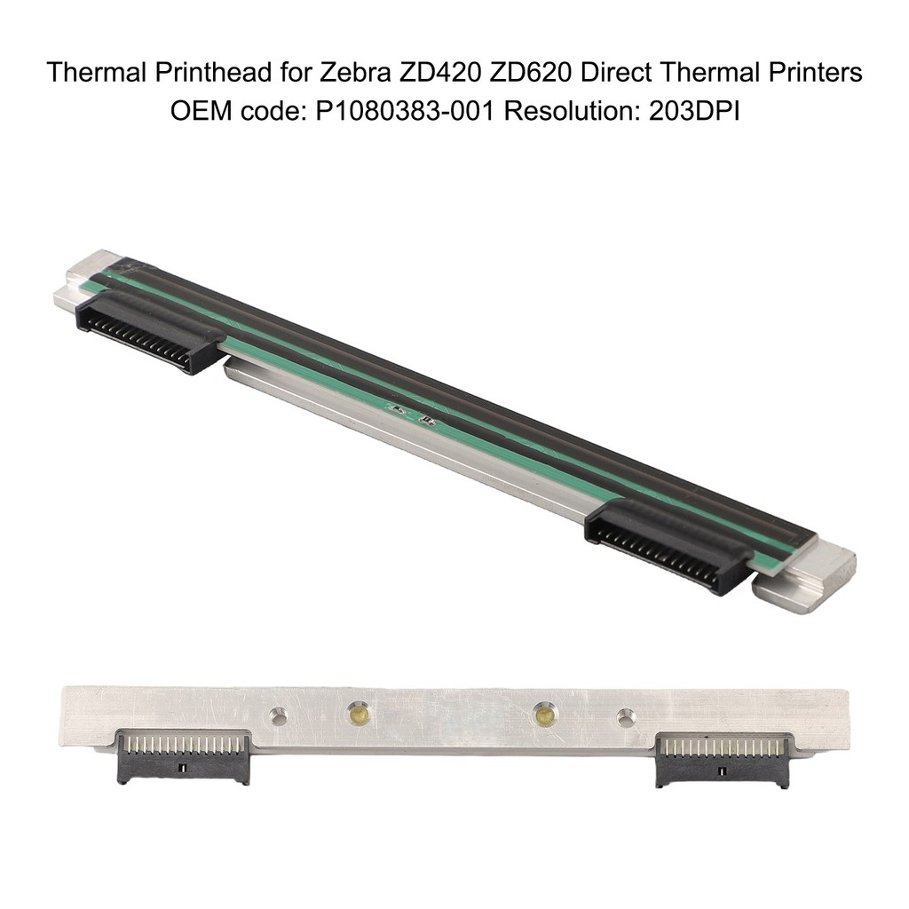 [as] หัวพิมพ์ใหม่สําหรับ Zebra ZD420 ZD620 เครื่องพิมพ์ความร้อน 203dpi P1080383-001