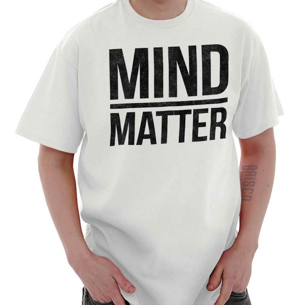 Mind Over Matter Inspire Fitness Workout เสื้อยืดคอกลมผู้ชาย