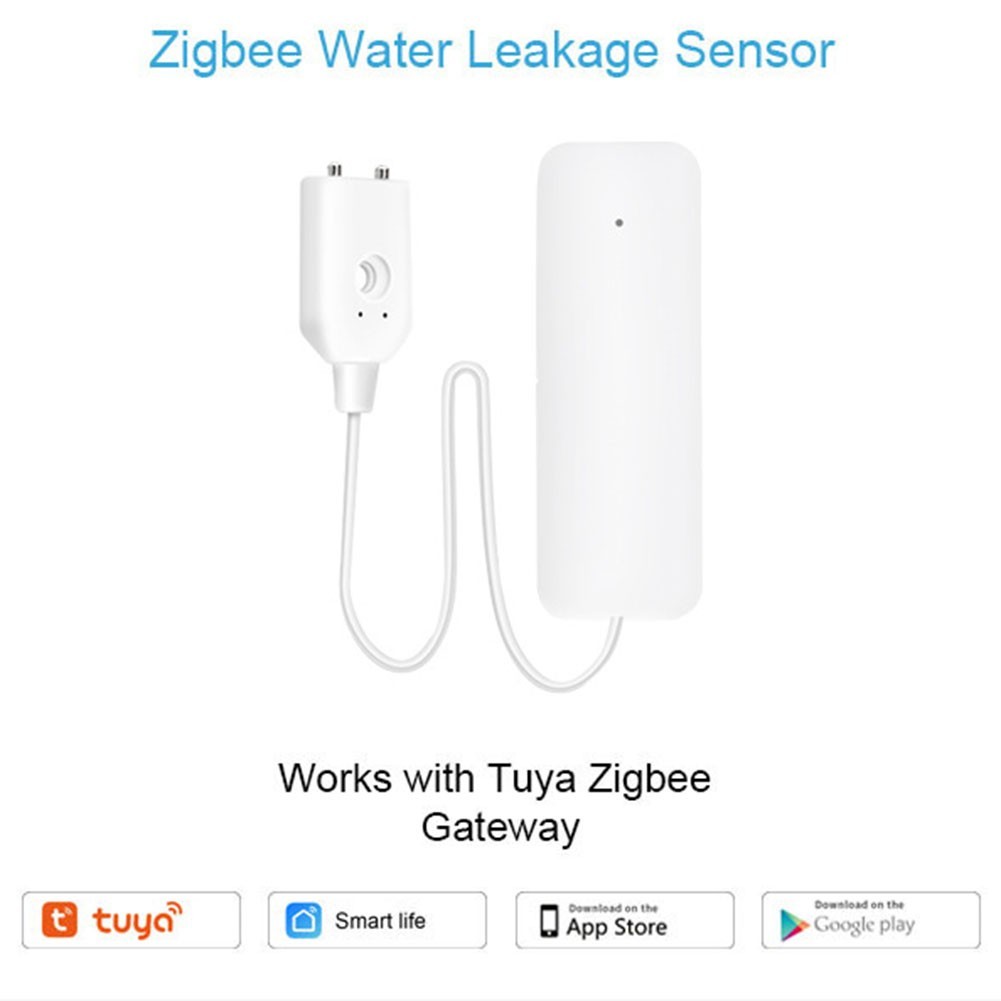 [โปรโมชั่นใหญ่] เครื่องตรวจจับน้ํา Overflow Leak Alarm, สําหรับ Tuya Zigbe Water Alarm Water Sensor❀