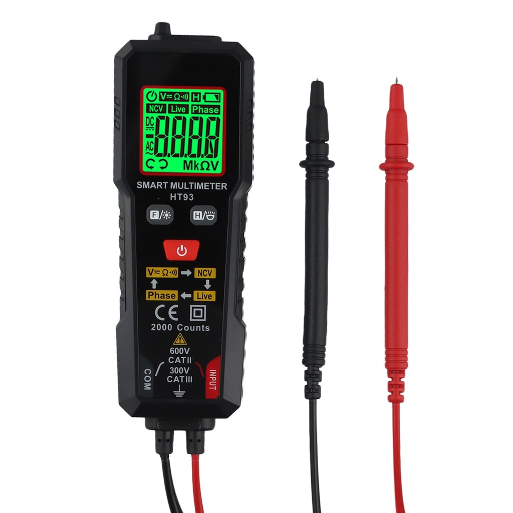 xk10 HT93 Multi-function Digital Multimeter มือถือ NCV DETECTION Smart Multimeter
