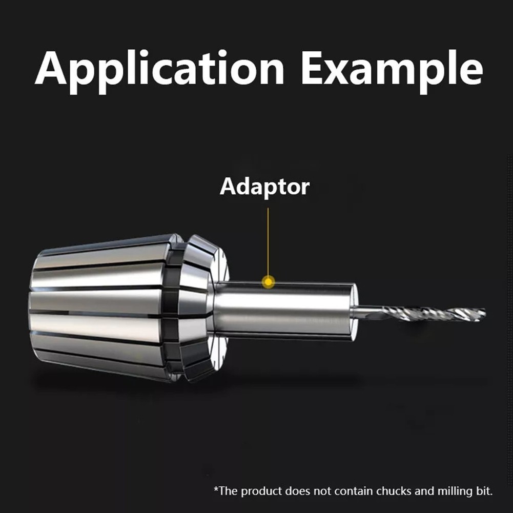 xk10 1/2" 1/4" 1/8" Collet Adaptor Shank Reducer Bit CNC แกนเราเตอร์ 4/6/8/10 มม.