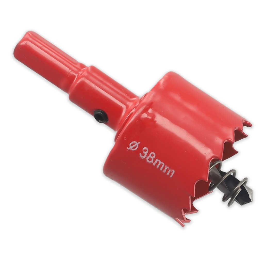 [HOT] Bi Metal Hole Saw 15 Mm-50 Mm Drill Bit Arbor Pilot Hole Saw Metal Wood Plastic