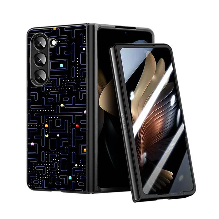 เคส Samsung Galaxy Z Fold 7 6 5 4 3 SE Retro Game Maze Art