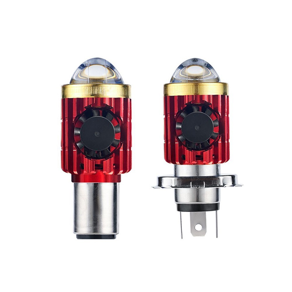 ลดล้างสต๊อกสําหรับเลนส์โปรเจคเตอร์ Bi Xenon H4 Xenon LED Bulb ไฟหน้ารถจักรยานยนต์