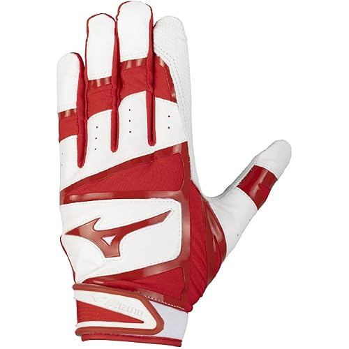Mizuno Baseball Gloves B-303 1EJEA828 Size M White x Red