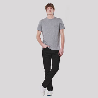John Henry เสื้อยืดผู้ชาย ทรงเข้ารูป รุ่น JH F425MTSSM11 - สีเทาท็อปดาย