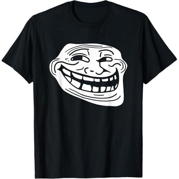 เสื้อยืด Troll Face Meme การออกแบบตลก Best Idea Tee ใหม่ล่าสุด