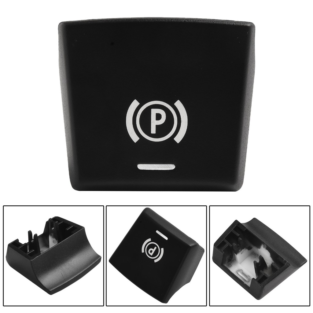 พร้อมสต็อกParking เบรค P ปุ่มสวิทช์ฝาครอบ Handbrake สําหรับ BMW 5 7 F01 F02 F07 สําหรับ F10 F11