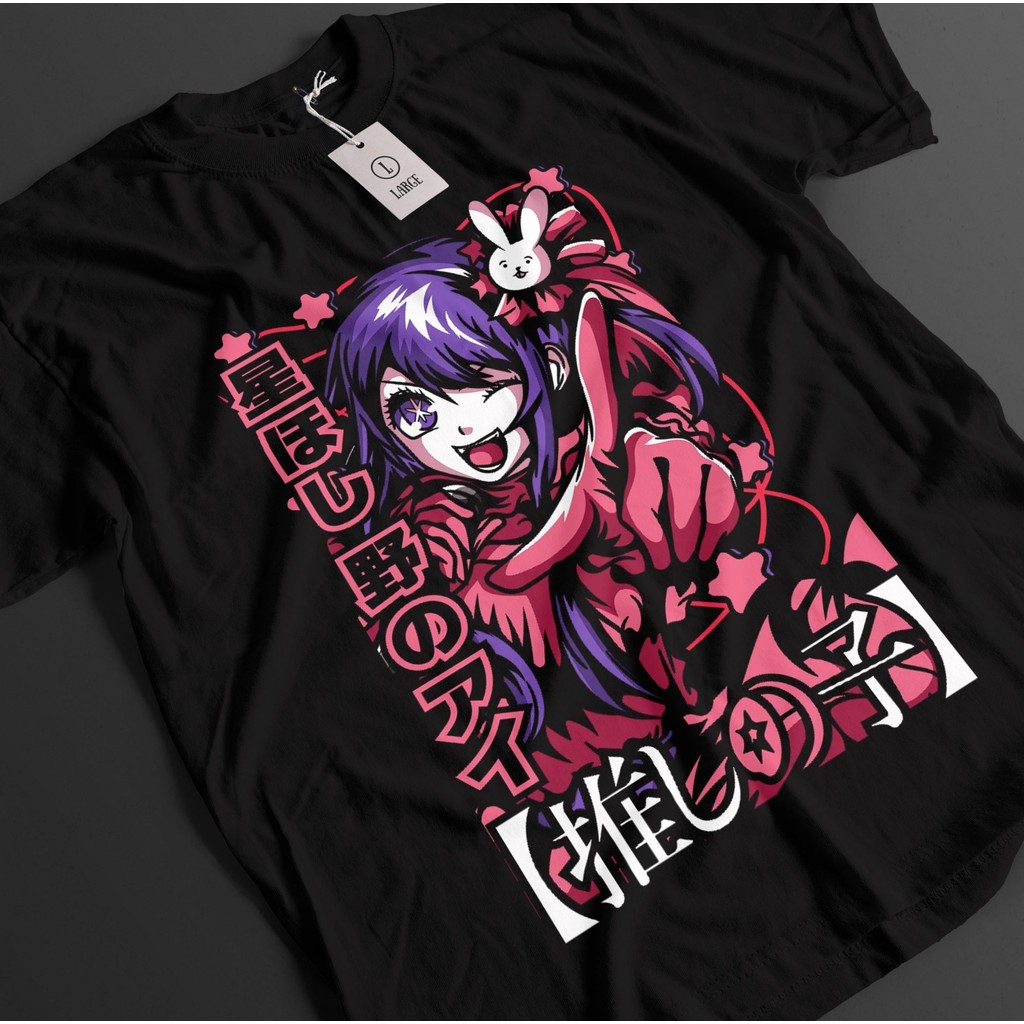 Oshi No Ko เสื้อ Ai Hoshino Tshirt Aqua เสื้อยืด Kana Arima Top Ruby Anime Tee