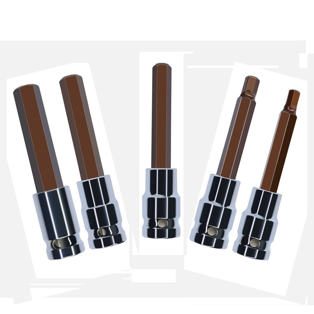 Bestshe1.th❤️1/2 นิ้วไขควง Bit Socket Hex Screw Driver Bits H7-H14 สําหรับประแจเครื่องมือ