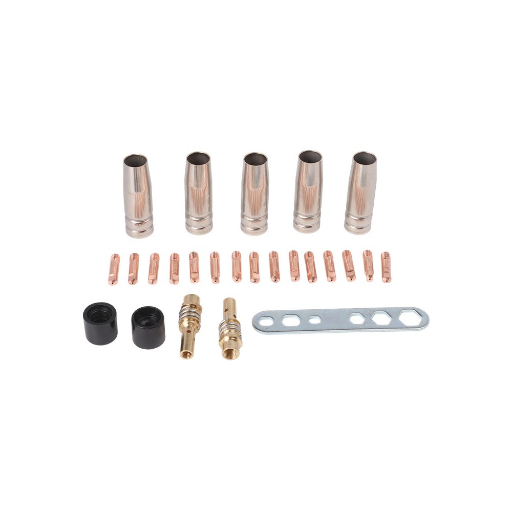 Bestshe1.th❤️25PCS อุปกรณ์เชื่อมสําหรับ 15AK สําหรับ MB-15, สําหรับ Mig เครื่องเชื่อมแก๊ส 0.8 มม.