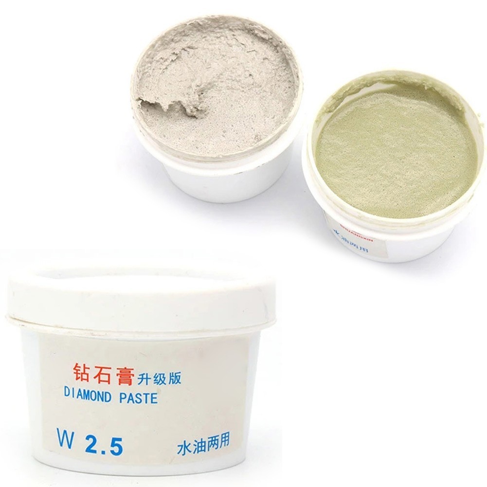 [BV] emery Polishing Grinding Paste Water Oil Dual-used 60g สําหรับหยกแก้วโลหะ