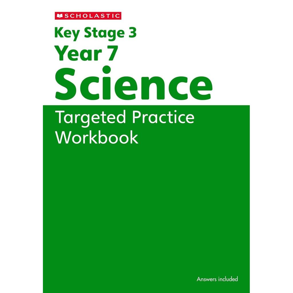 หนังสืออังกฤษใหม่ KS3 Year 7 Science Targeted Practice Workbook (Key Stage 3 Home Learning) [Paperba
