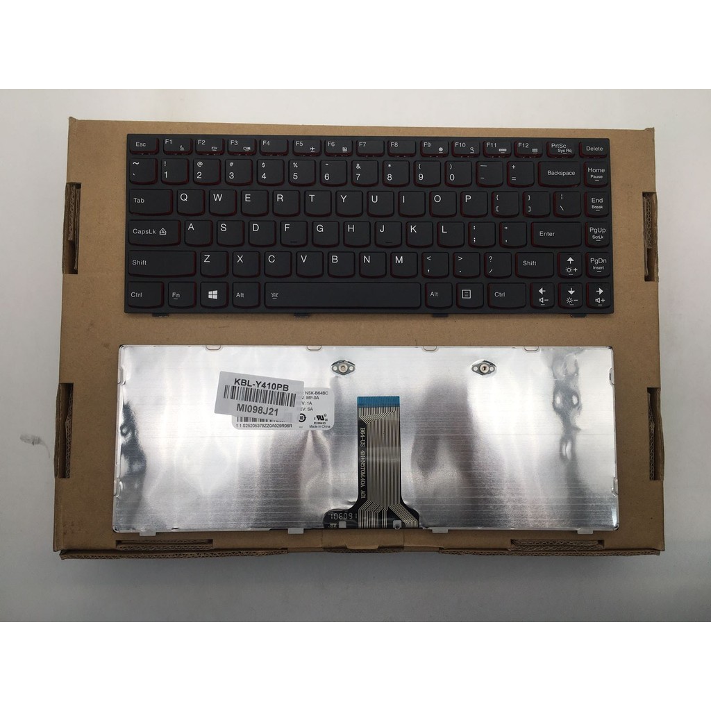 Lenovo y410p y430p y400n y500 คีย์บอร์ดสีดํา