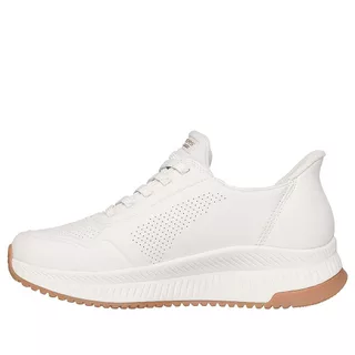 Skechers สเก็ตเชอร์ส รองเท้าลำลองผู้หญิง Women Slip-Ins BOBS Sport Squad 4 Key Look Casual Shoes - 117740-WHT