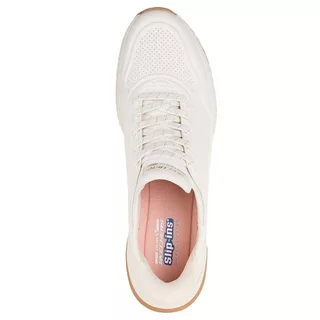 Skechers สเก็ตเชอร์ส รองเท้าลำลองผู้หญิง Women Slip-Ins BOBS Sport Squad 4 Key Look Casual Shoes - 117740-WHT