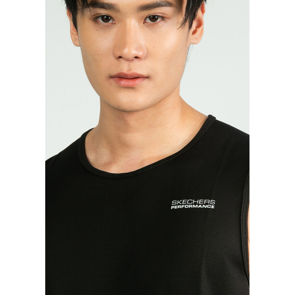 Skechers สเก็ตเชอร์ส เสื้อกล้ามออกกำลังกายผู้ชาย Men Walking Performance Sports Tank Top – SP325M362-0018 ราคา ถูกที่สุด ดีลบีเคเค แกลเลอรีภาพที่ 3