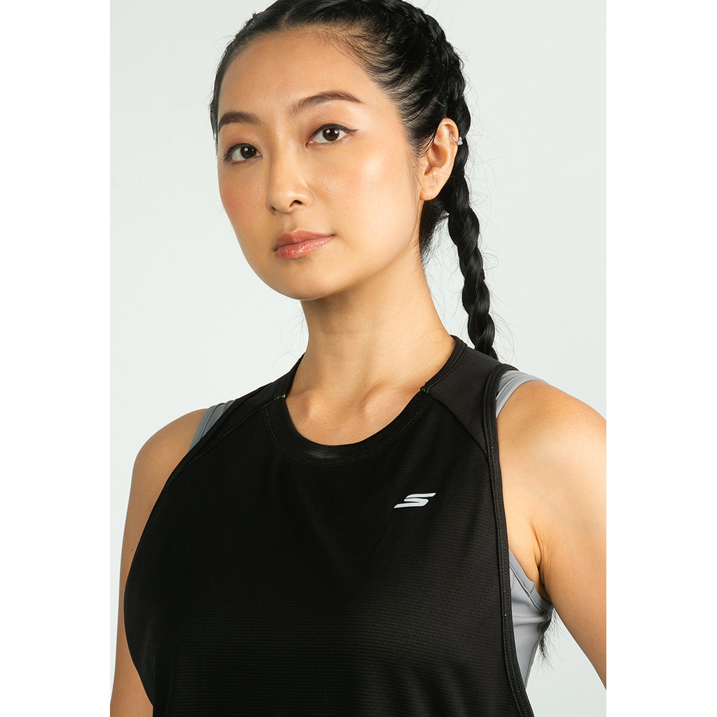Skechers สเก็ตเชอร์ส เสื้อกล้ามออกกำลังกายผู้หญิง Women Walking Performance Sports Tank Top - SP325W347-0018 — صورة 3