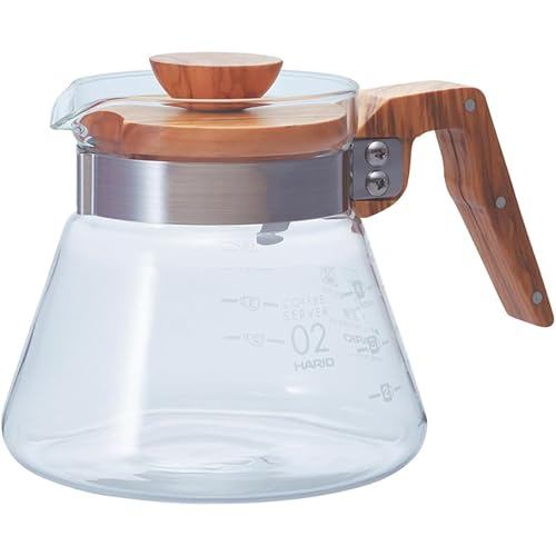 HARIO Coffee server 600 Olive wood Practical capacity ml VCWN-60-OV