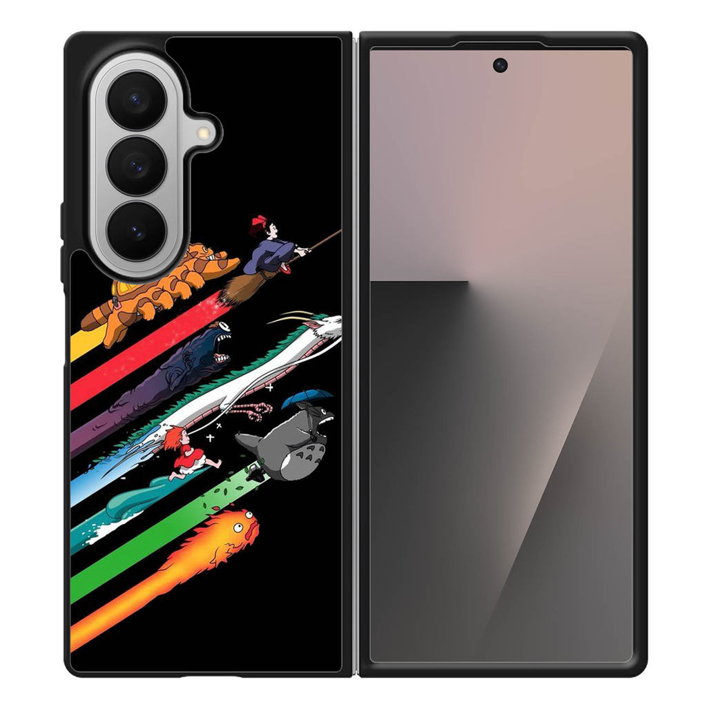 Casing HP Hybrid Case Samsung Galaxy Z Fold 7 6 5 4 3 FE 5G Studio Ghibli Trails