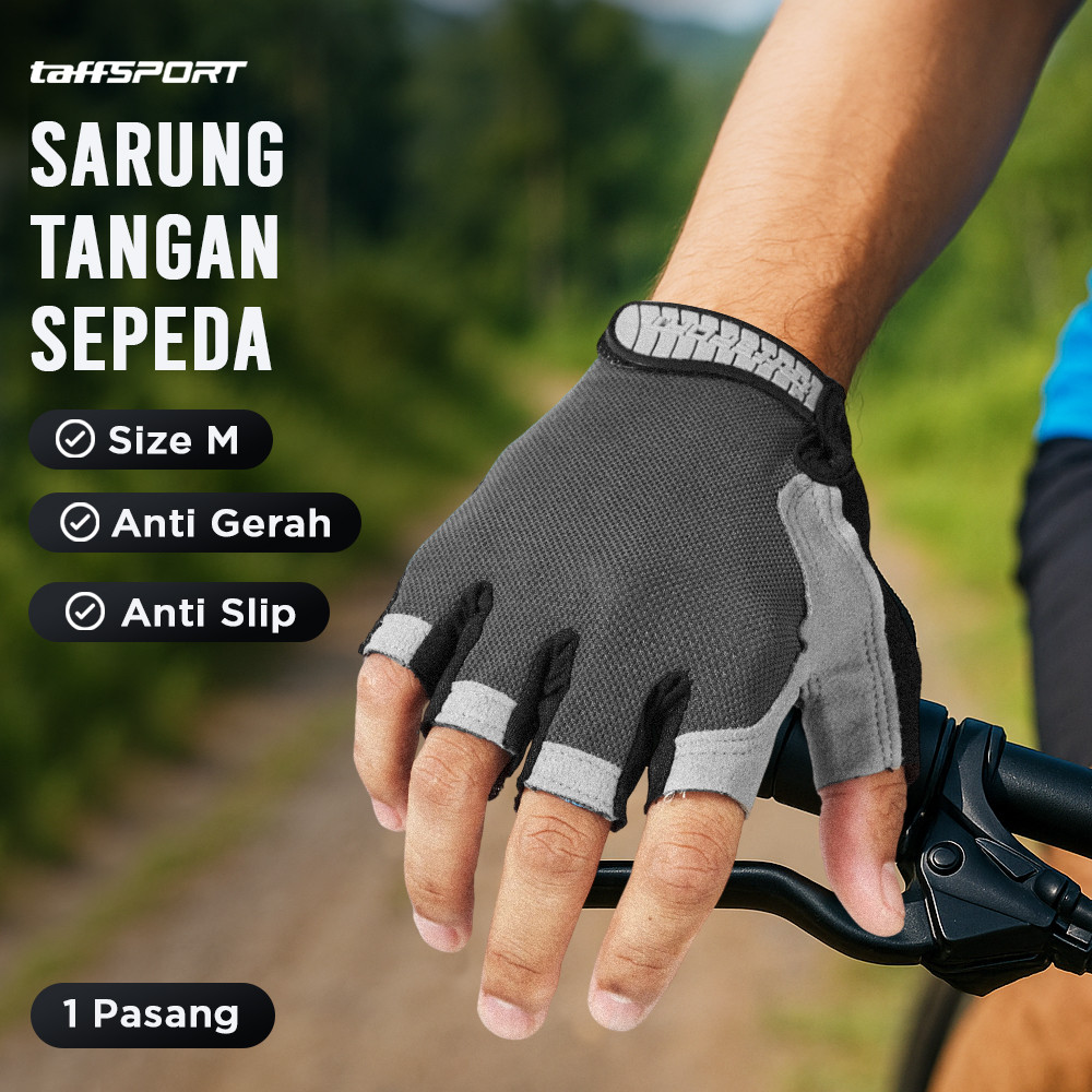 TAFFSPORT HALF FINGER Cycling GYM Gloves - TTS