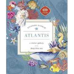 Sticker Studio: Atlantis : A Sticker Gallery of the Deep Blue Sea (Sticker Studio) [Hardcover]