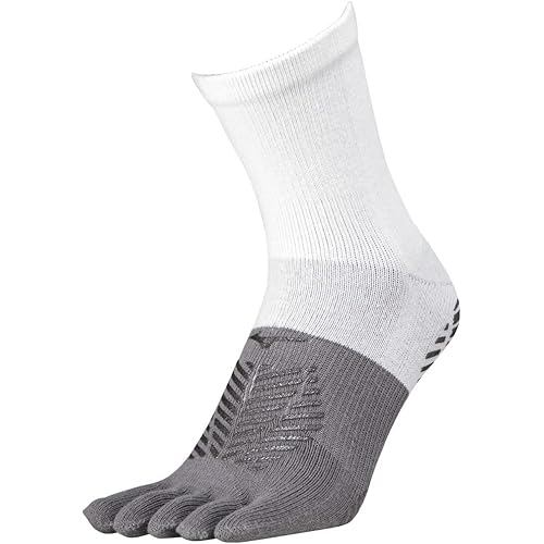 Mizuno Soccer Wear Zero Glide Short Socks 5-Finger Grip P2MX2510 White 23.0-25.0 cm