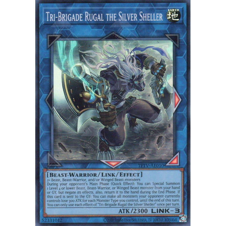 การ์ด Yugioh! - TFTV-AE010 - Tri-Brigade Rugal the Silver Sheller