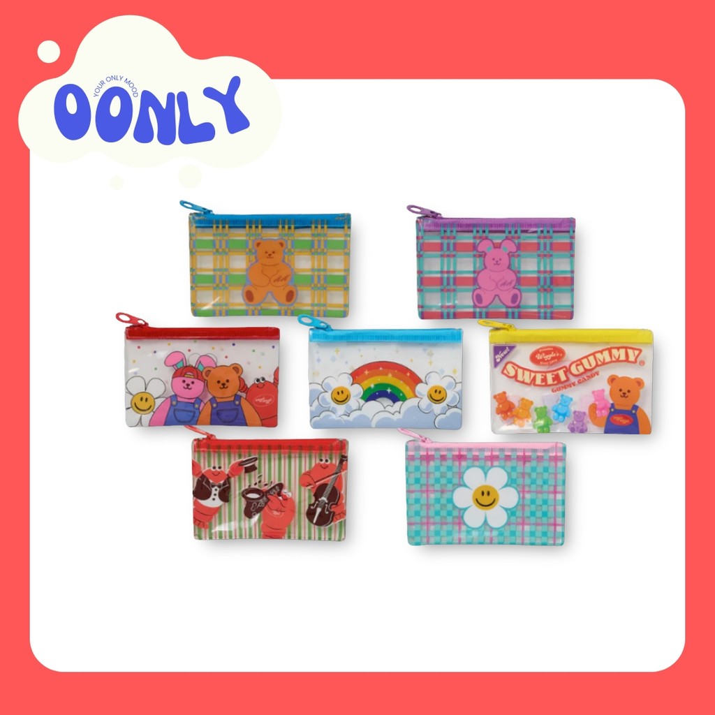[Wiggle Wiggle] Mini PVC Zipper Pouch 7 ประเภท