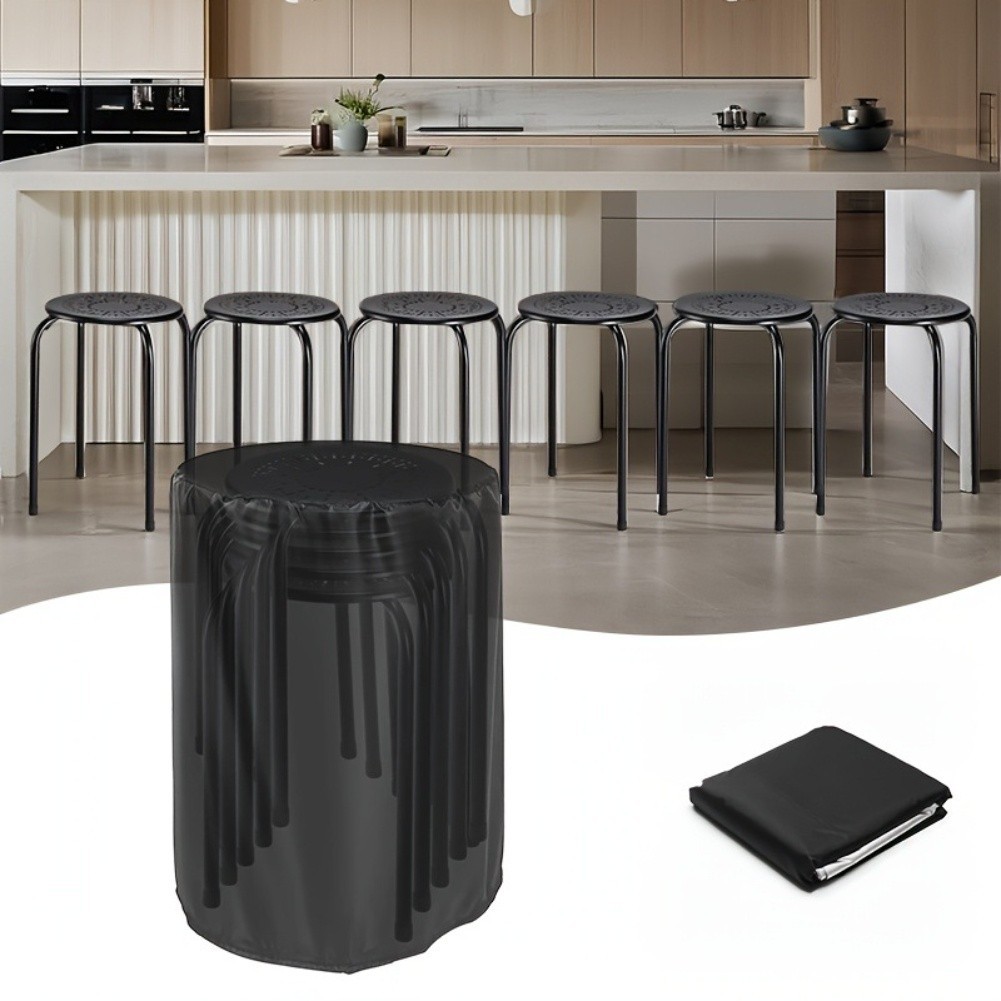 [DEMN]Restaurant สตูล 210D Oxford กันน้ํารอบสตูล Bench Cover 39*64 ซม.