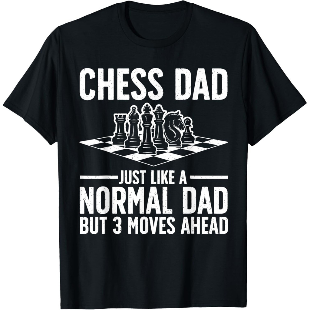 Cool Chess Player Art For Men Dad Knight Chess Lovers Pieces Men T-Shirt