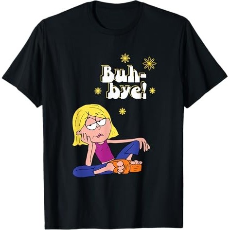 แฟชั่น Lizzzie Mcguire Miranda Retro Buh Bye Mood เสื้อยืด