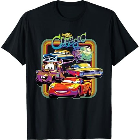 เสื้อยืดแฟชั่น Pixar Cars หม้อน้ํา Springs Classic