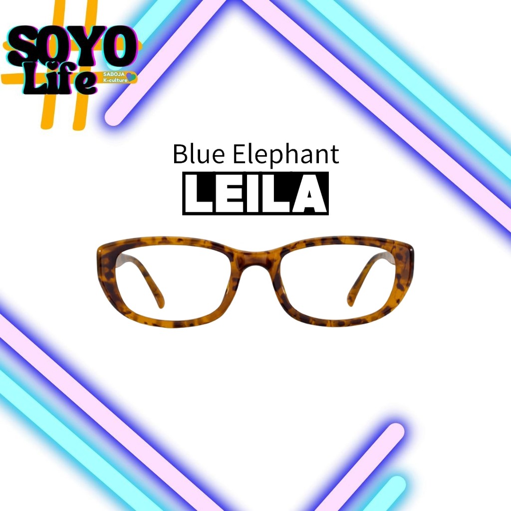 Blue Elephant LEILA LEOPARD แว่นกันแดด สไตล์เกาหลี
