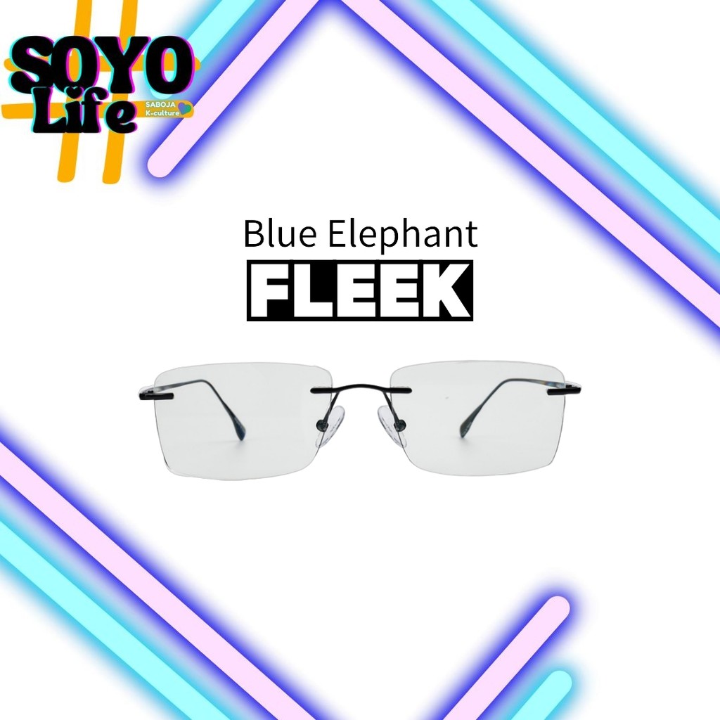 แว่นกันแดด FLEEK สีดำ นำเข้าจากเกาหลี