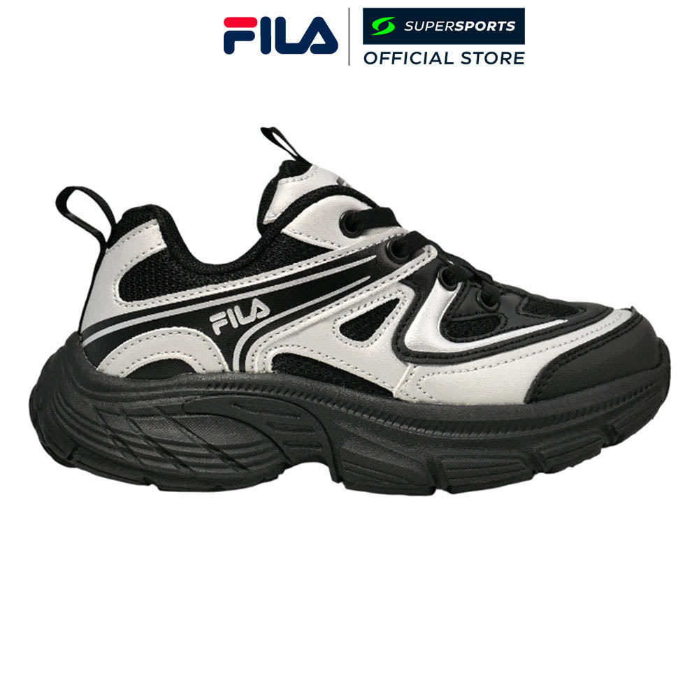 FILA Enzo รองเท้าลำลองเด็ก สีดำ