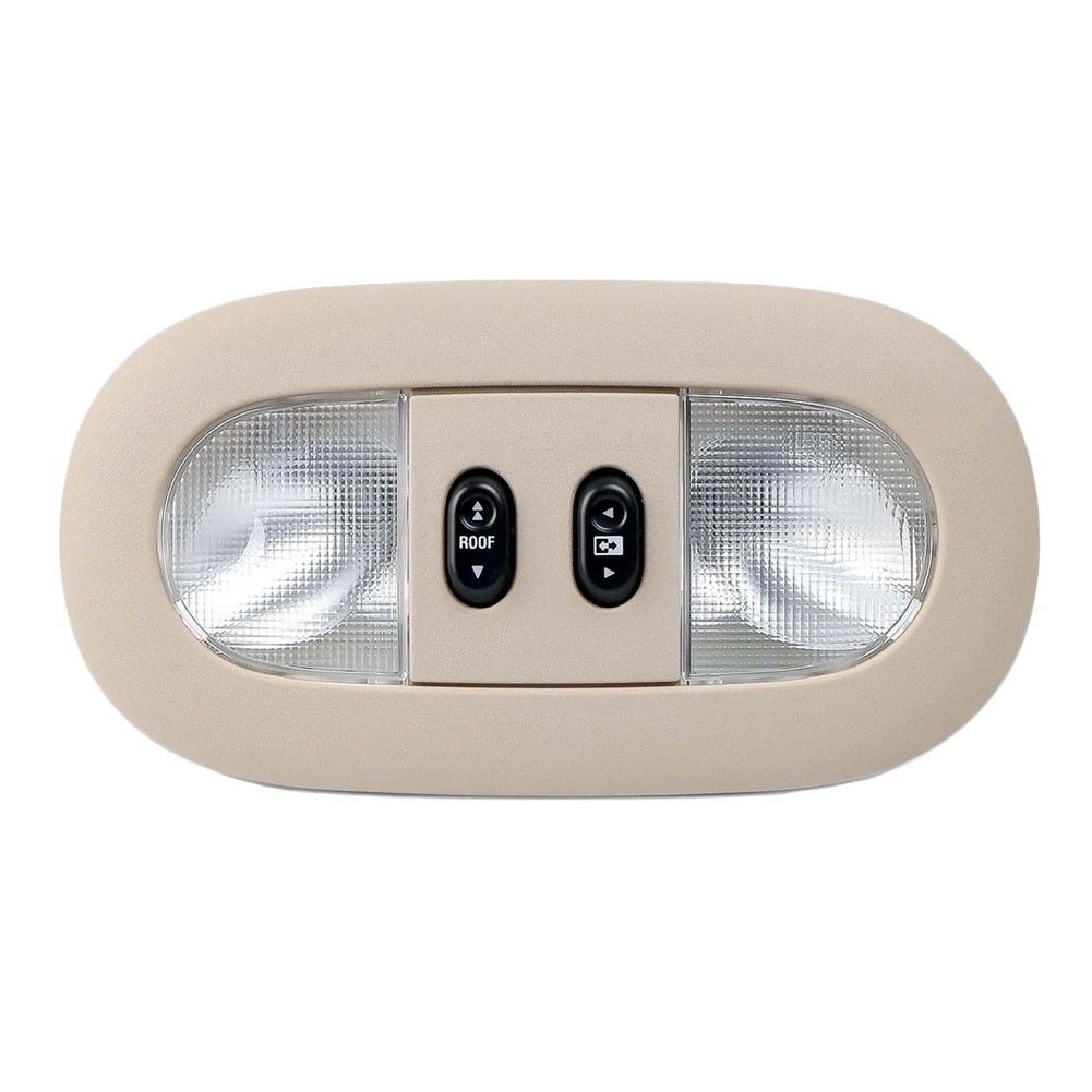[ใหม่] คอนโซลเหนือศีรษะพร้อมไฟแผนที่โดม LED สวิตช์ซันรูฟสําหรับ Ford สําหรับ F150 04-08