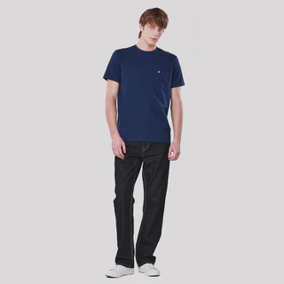 John Henry เสื้อยืดผู้ชาย ทรงเข้ารูป รุ่น JH F425MTSSM18 - สีน้ำเงิน