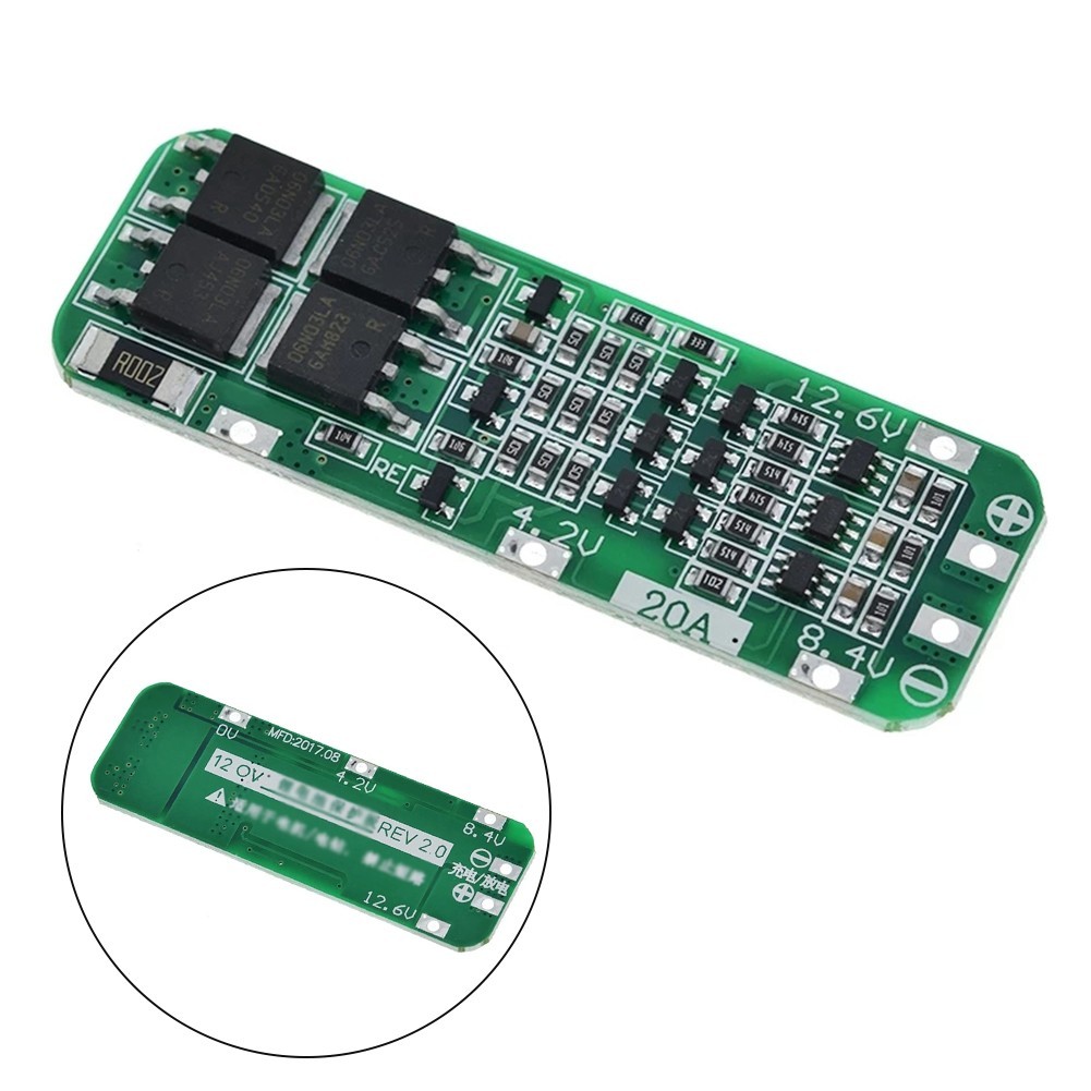 GOOD3S 20A Li-ion Lithium Battery Charger PCB สําหรับแผ่นป้องกัน 12.6V Cell Module
