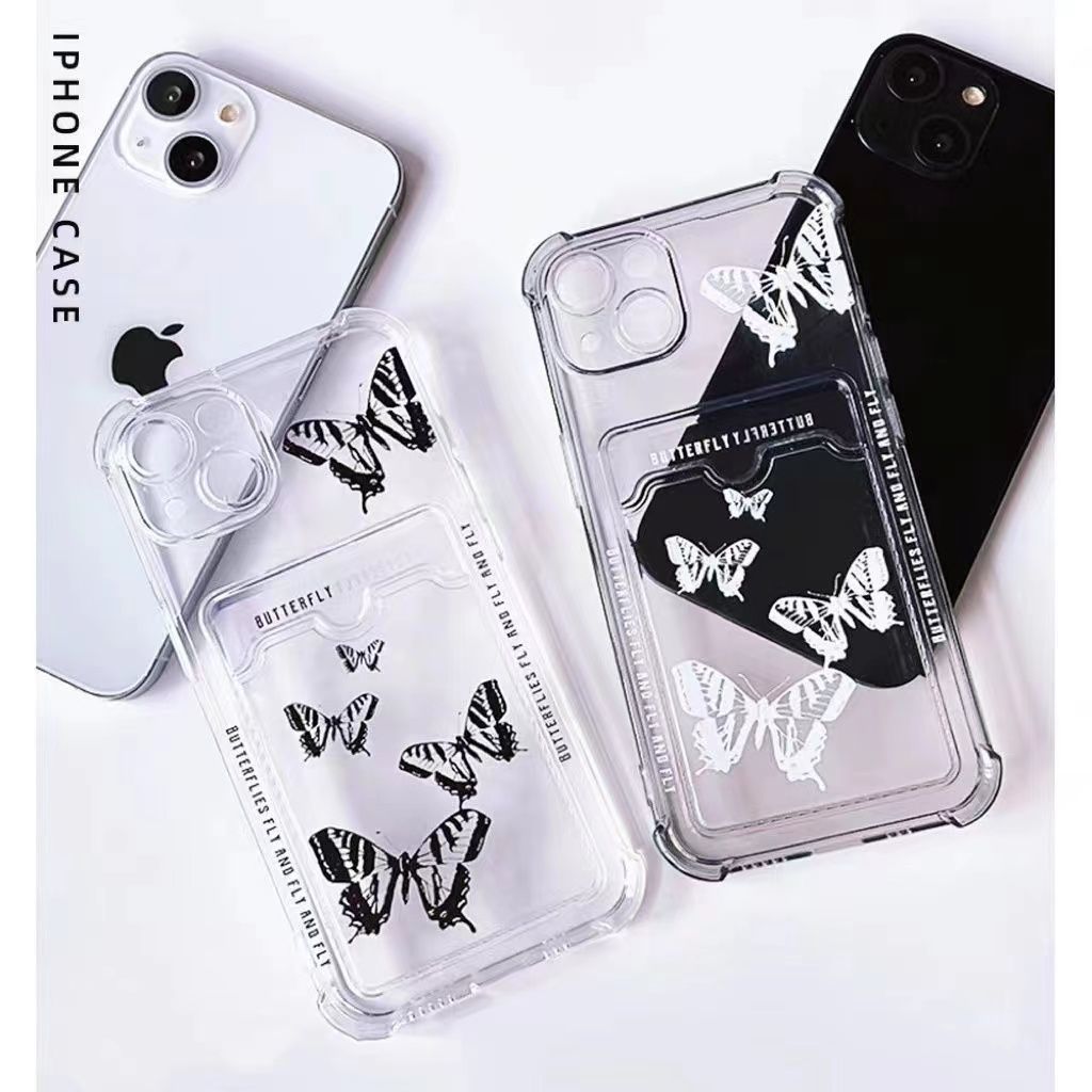 ผู้ถือบัตรพรีเมี่ยมผีเสื้อปลอก Hp Oppo 14F 14 Pro 5G A16 Reno 13F 13 5G A60 A76 A15S A78 A77S A5 202