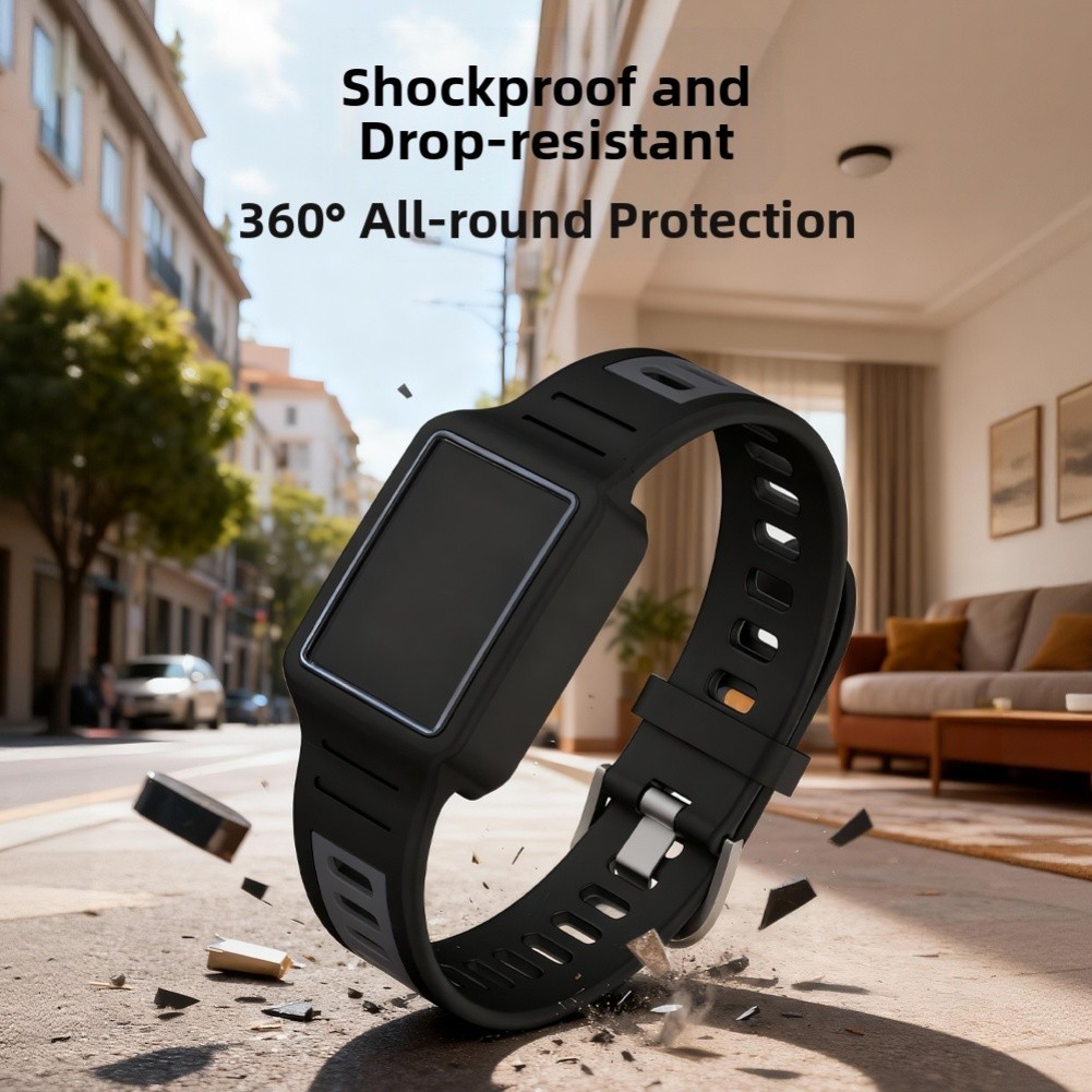 [GC]สายรัดข้อมือซิลิโคนสําหรับเล่นกีฬานุ่มสบายสําหรับสาย Amazfit Helio-Strap