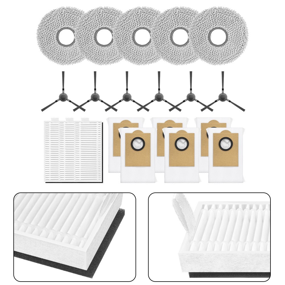 [BV]สําหรับ LEFANT สําหรับ M3 / สําหรับ M3 สําหรับ Gen2 / สําหรับ M3 Gen1 แปรงกรอง Mop ถุงเก็บฝุ่น