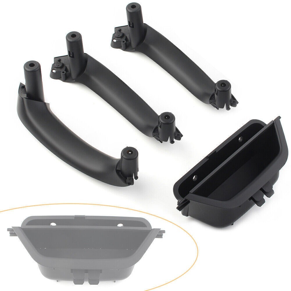 [C1O] รถแผงประตูด้านในฝาครอบดึงชุดตัดแต่งชามสําหรับ BMW X3 X4 F25 F26 RHD