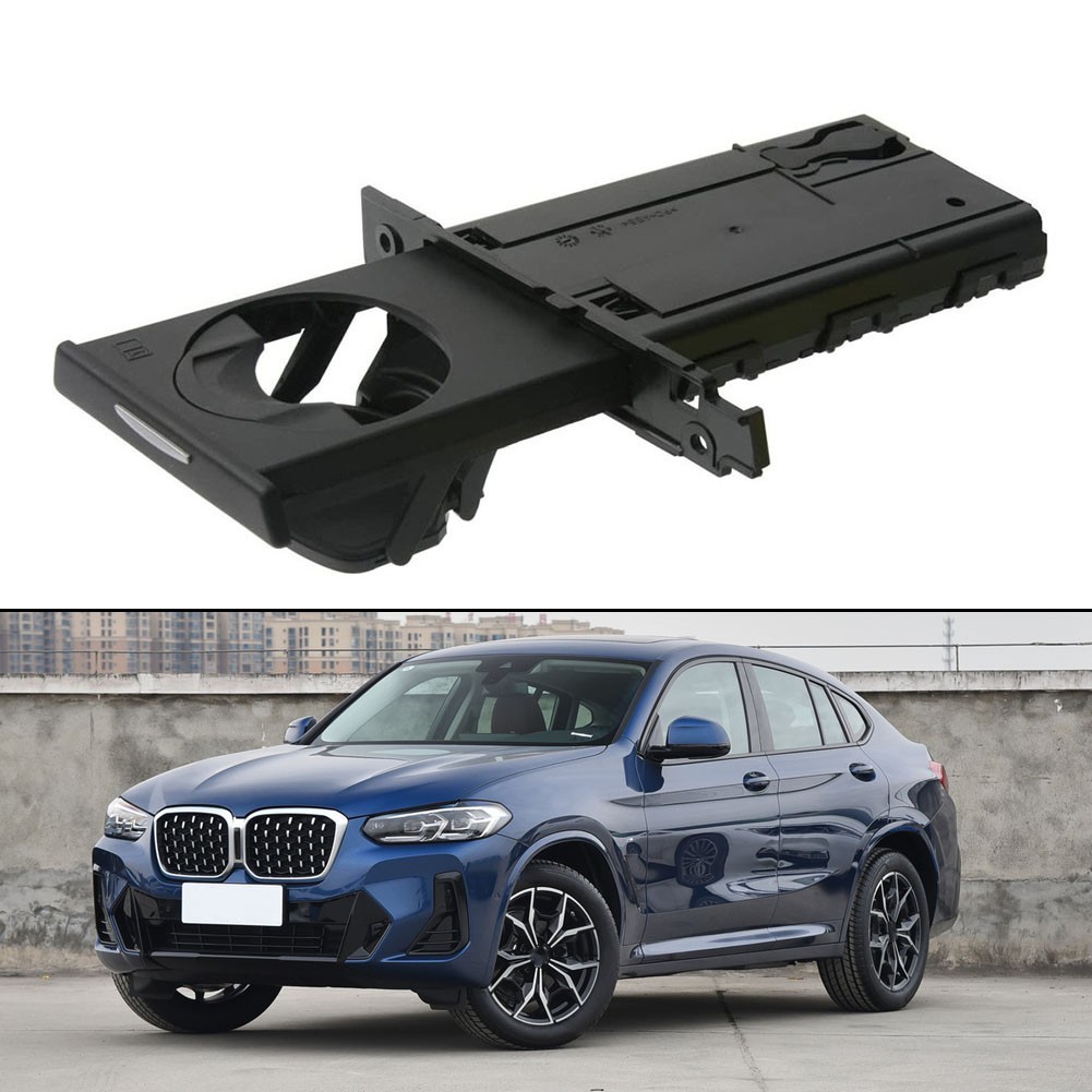 [C1O] ที่วางแก้วน้ําสีดําผู้โดยสารขวาสําหรับ BMW สําหรับ E90 สําหรับ E91 51459173469