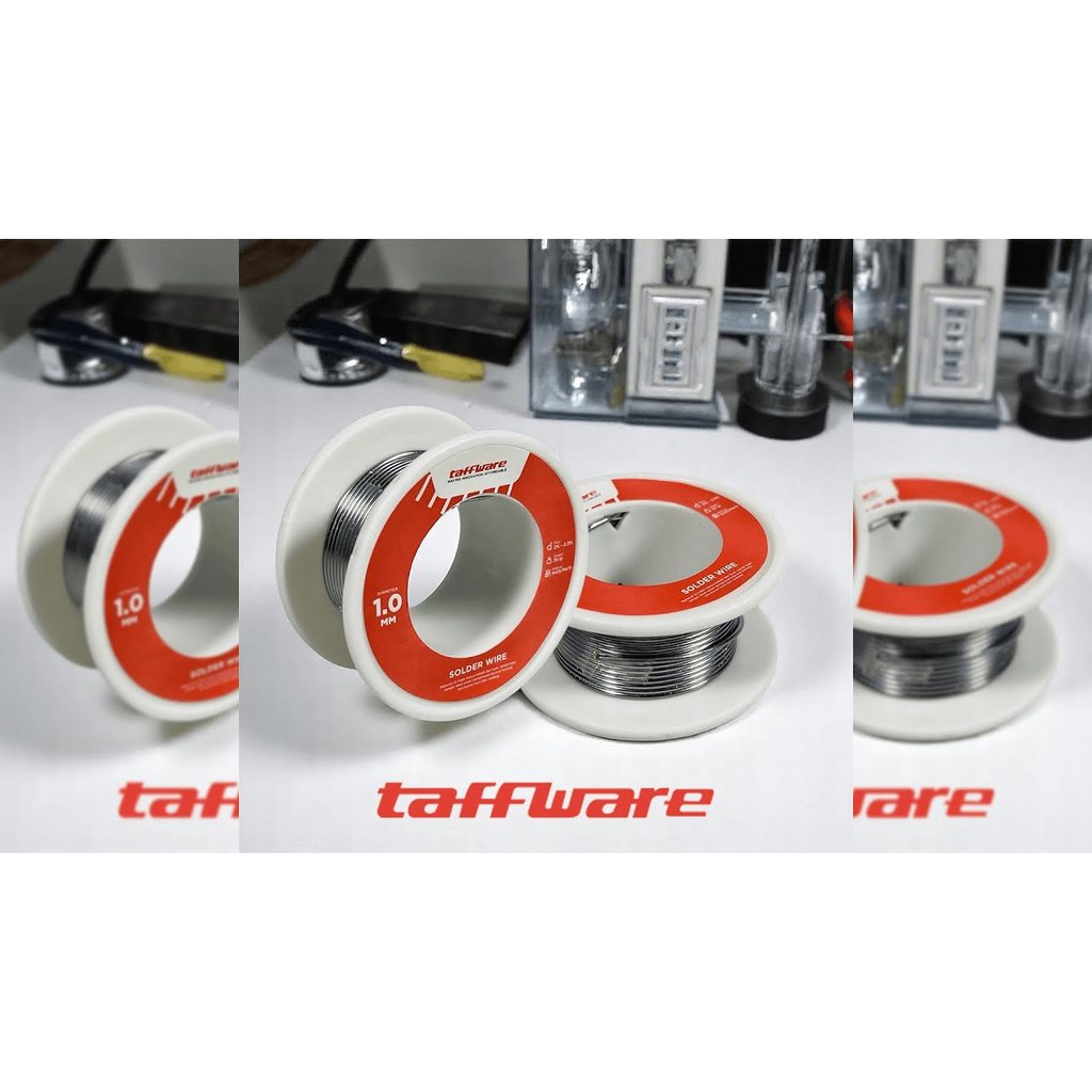 G037 Taffiffware Solder ดีบุกลวด Flux 1.0 มม.เงิน Hd-1 Or-i