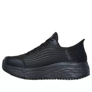 Skechers สเก็ตเชอร์ส รองเท้าทำงานผู้ชาย Men Work Max Cushioning Elite SR Remmal Work Shoes - 200231-BLK