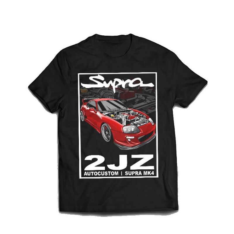 เสื้อไมโครไฟเบอร์ Toyota Supra Mk4 2jz