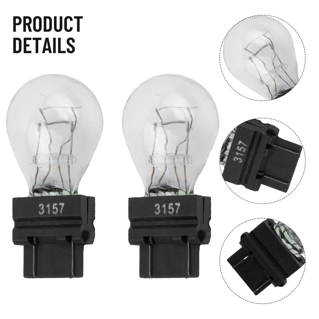 [S1U] 2 แพ็ค 3157 12V 21/5W ล้างหางสัญญาณไฟเบรคเปลี่ยนหลอดไฟ