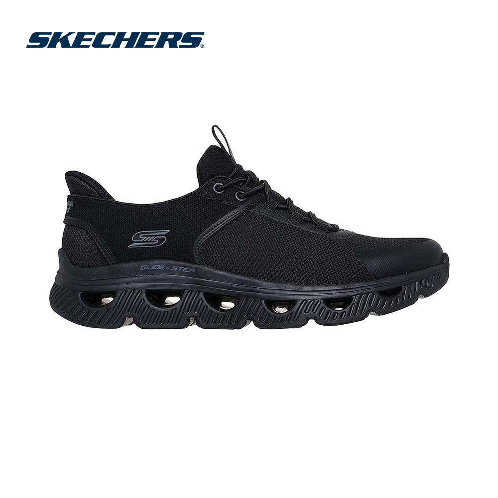 Skechers สเก็ตเชอร์ส รองเท้าผู้ชาย Men Bobs Arc Waves Shoes - 118425-BBK